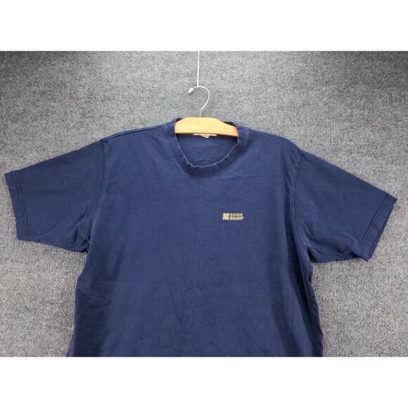 Mens Eddie Bauer Tropical Sands Summer Adventure Gear T Shirt Size XL Blue - Picture 6 of 12